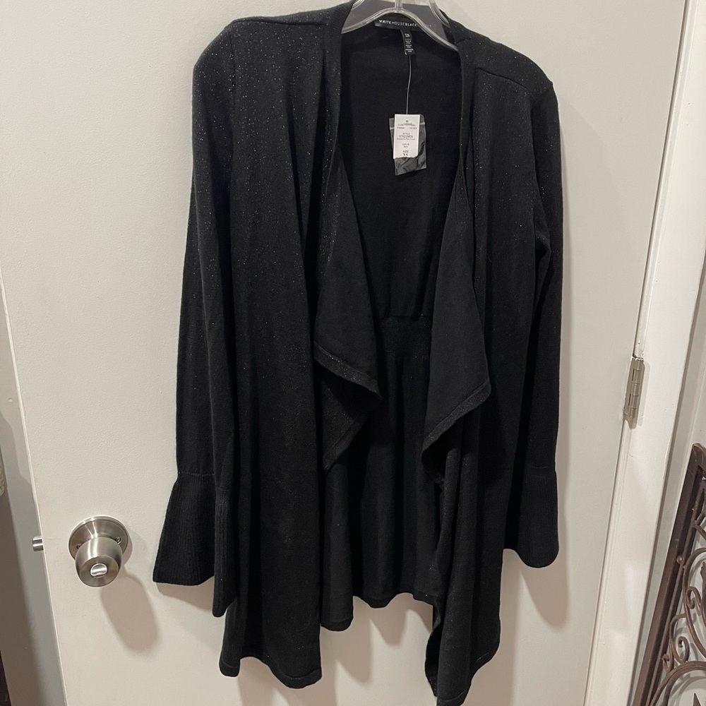 Whbm Nwt Sparkle Open Cardigan - image 2